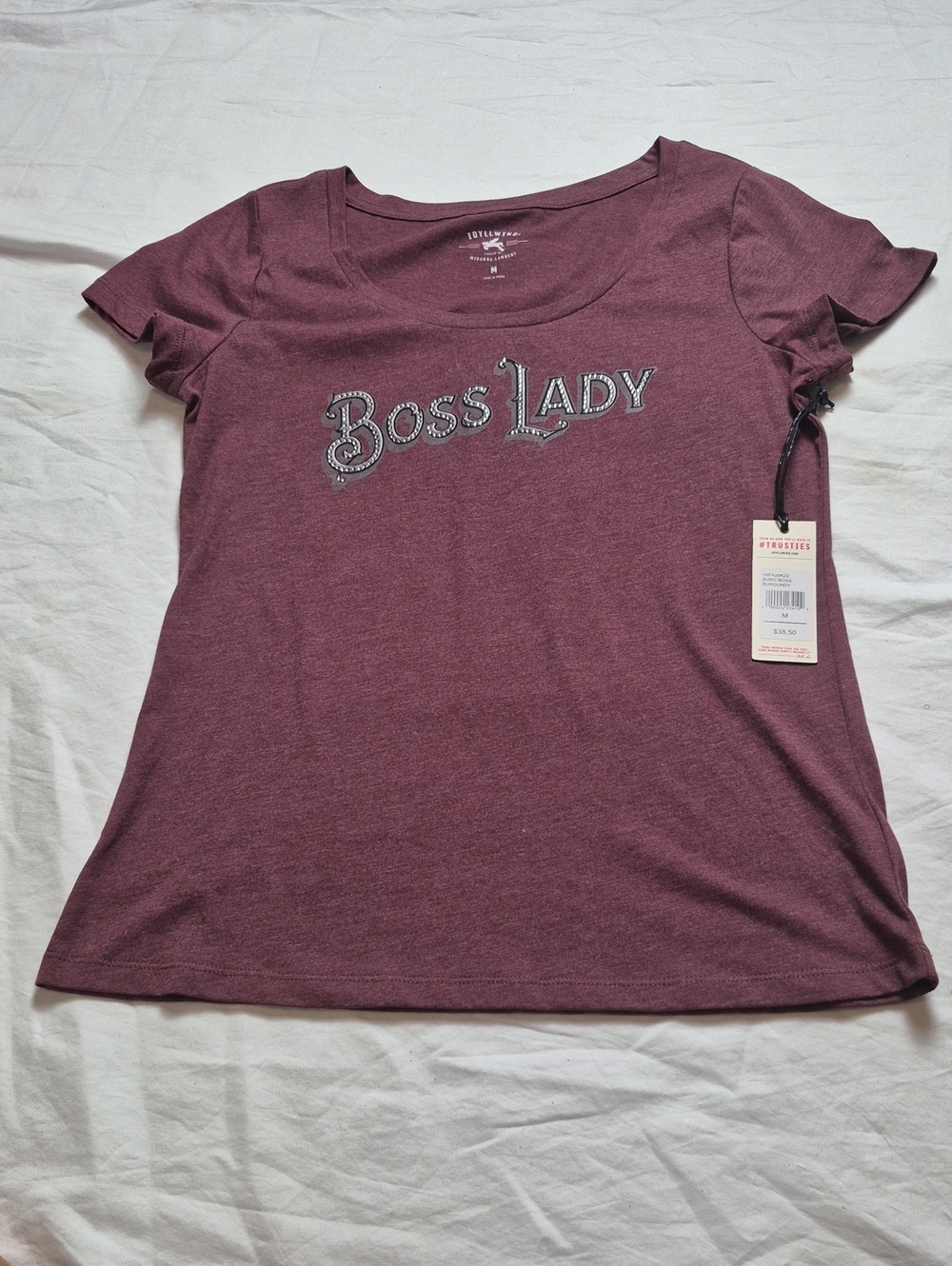 Idyllwind Plum 'Boss Lady' Short Sleeve Tee